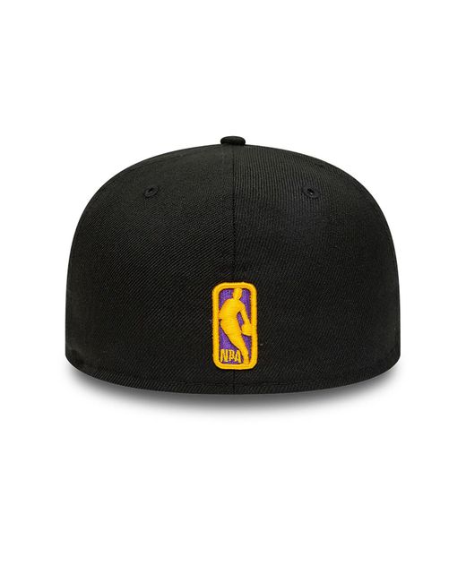 KTZ Black La Lakers Alchemy Nba Lakers Legacy 59fifty Fitted Cap for men
