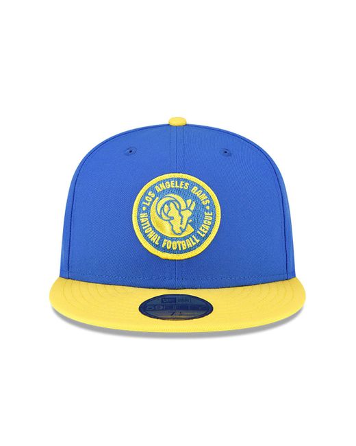 Los Angeles Rams NFL New Era 59fifty Fitted Hat Cap Royal blue Football hat