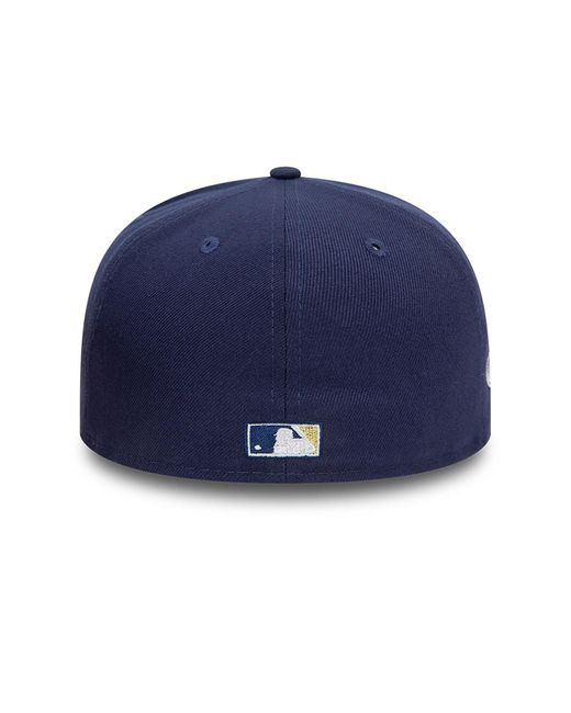 KTZ Blue Milwaukee Brewers Mlb S Navy 59fifty Fitted Cap for men