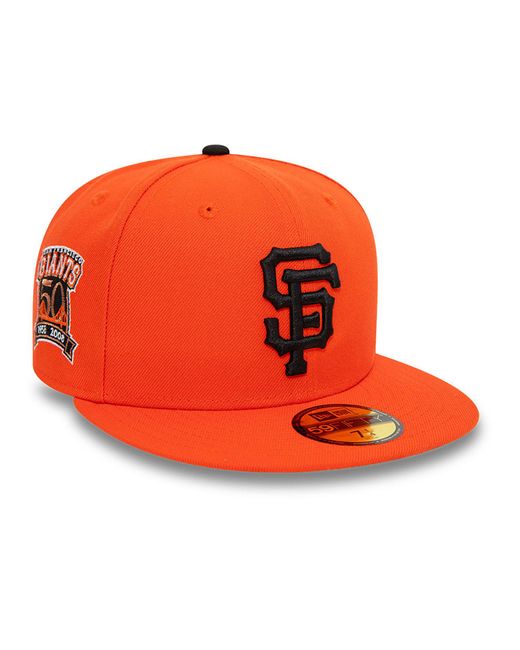 KTZ Orange San Francisco Giants Mlb Scorching 59fifty Fitted Cap for men