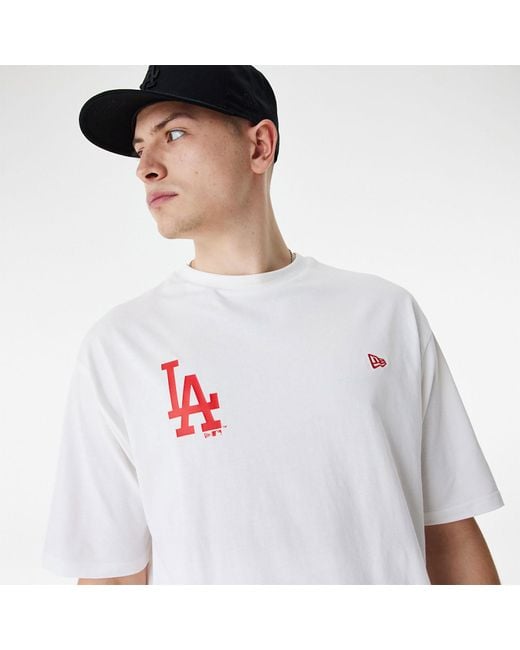 KTZ La Dodgers Mlb Fish Graphic T-shirt in Natural for Men