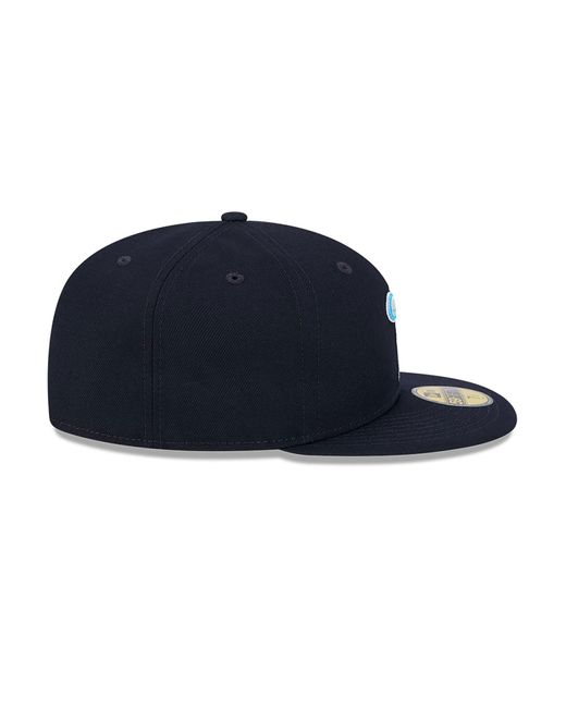 KTZ Blue Sugarland Space Cowboys Milb Father's Day 2024 Navy 59fifty Fitted Cap for men