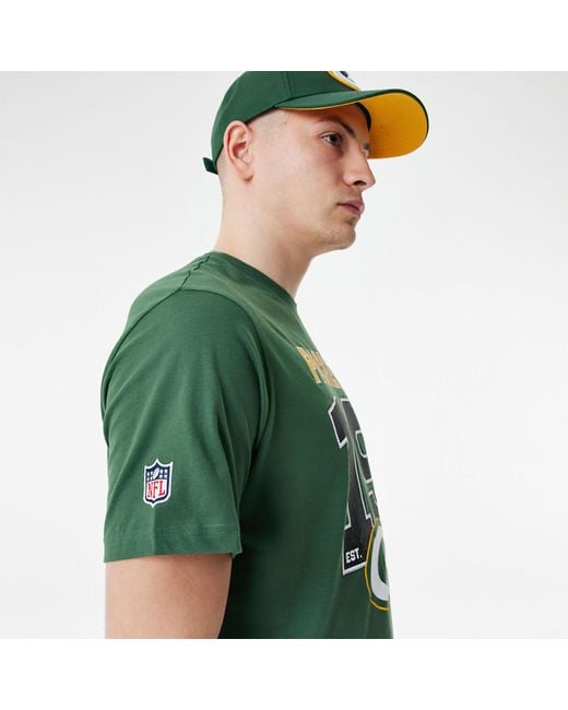 Green Bay Packers NFL Wordmark Grey T-Shirt