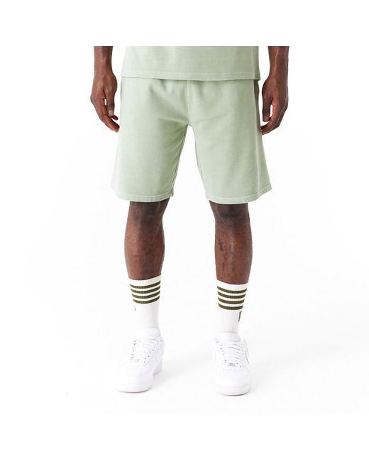 KTZ Green New Era Washed Shorts for men