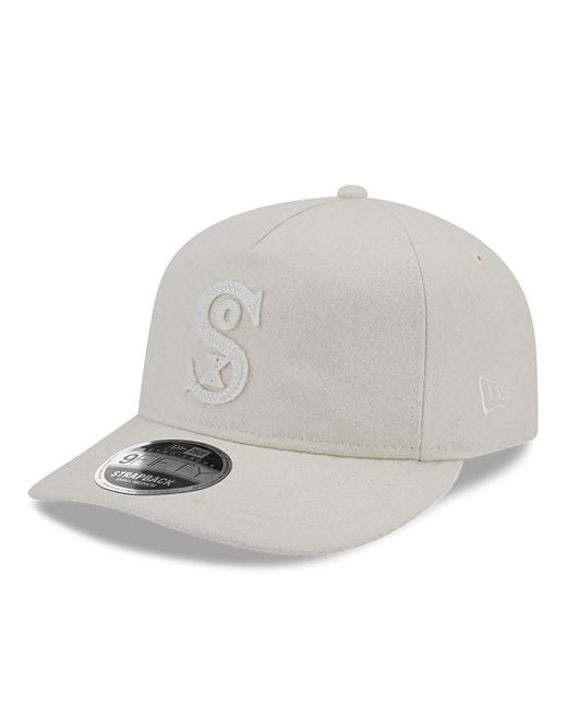 KTZ Chicago Sox Mlb Cooperstown Off Retrocrown 9fifty Strapback Cap in Grey  for Men | Lyst UK