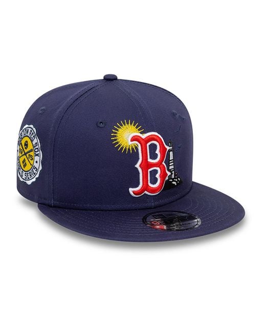 KTZ Blue Boston Red Sox Mlb Summer Icon Navy 9fifty Snapback Cap for men