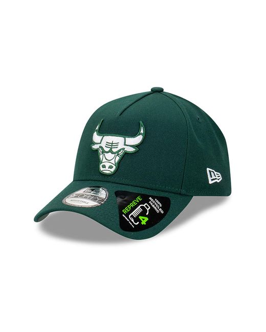 KTZ Green Chicago Bulls Repreve Dark 9forty A-frame Adjustable Cap for men
