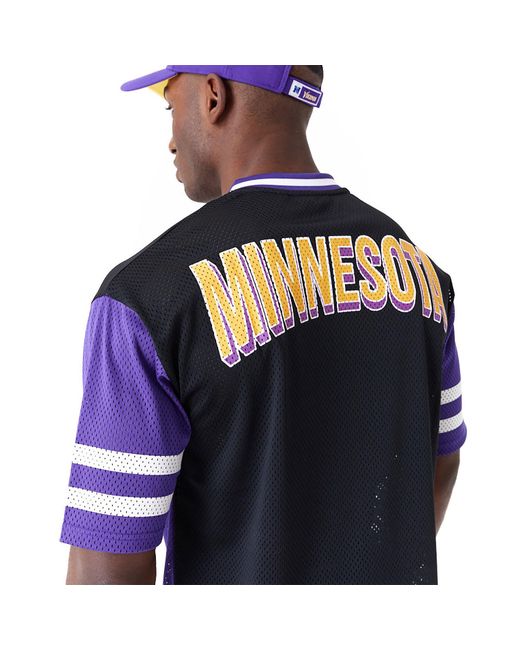 KTZ Purple Minnesota Vikings Nfl Wordmark Graphic T-shirt for men