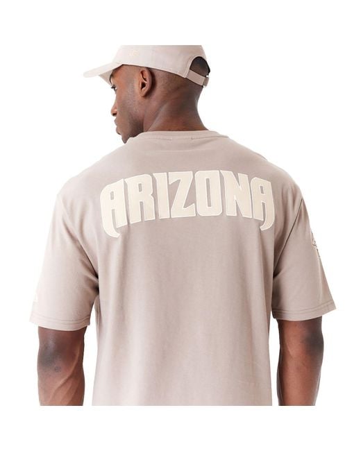 KTZ Brown Arizona Diamondbacks World Series Pastel Oversized T-shirt for men