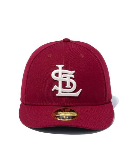 KTZ Red St. Louis Cardinals New Era Japan Low Profile 59fifty Fitted Cap for men
