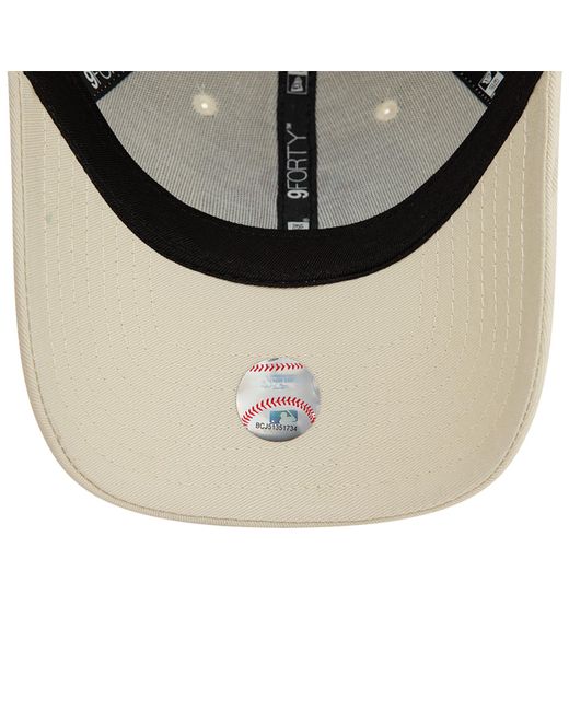 KTZ Natural New York Yankees Mlb Patch 9forty Adjustable Cap for men