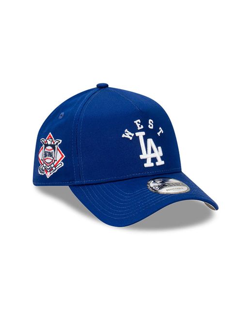 KTZ Blue La Dodgers Team Division Dark 9forty A-frame Adjustable Cap for men