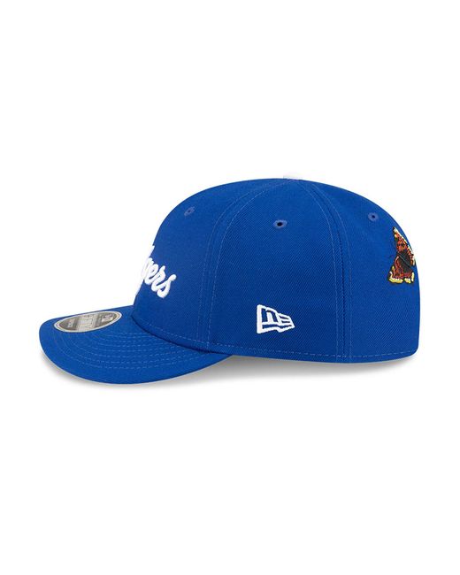 KTZ Blue La Dodgers Felt X Mlb Low Profile 9fifty Snapback Cap for men