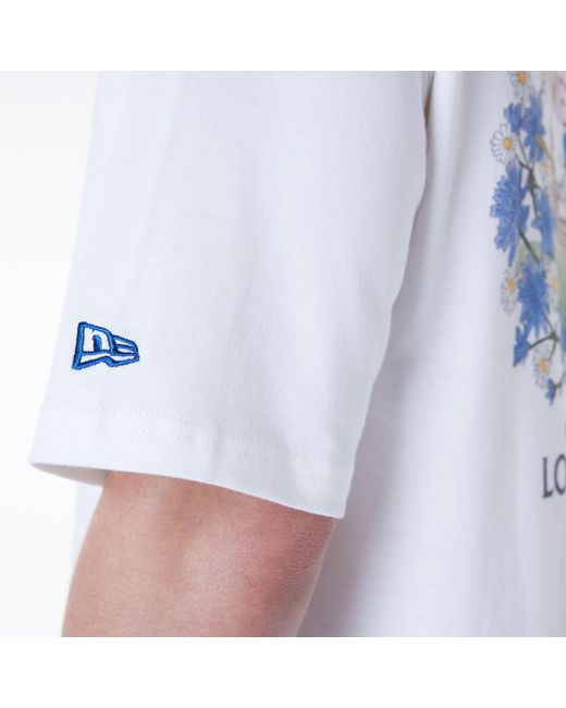 KTZ White New York Mets Mlb London Games 2024 Oversized T-shirt for men