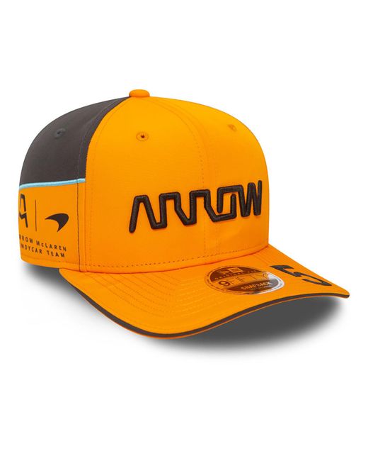 KTZ Orange Mclaren Racing Indy Alexander Rossi Arrow 9fifty Snapback Original Fit Cap for men