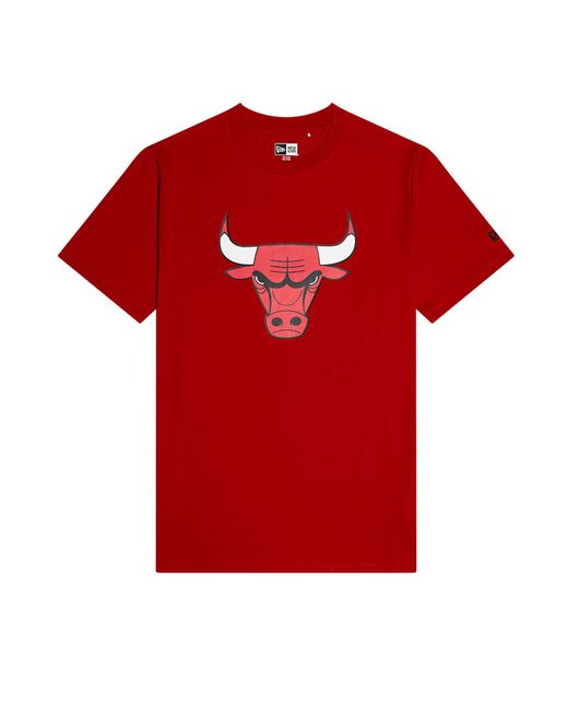 KTZ Red Chicago Bulls Nba Tip Off 2023 T-shirt for men