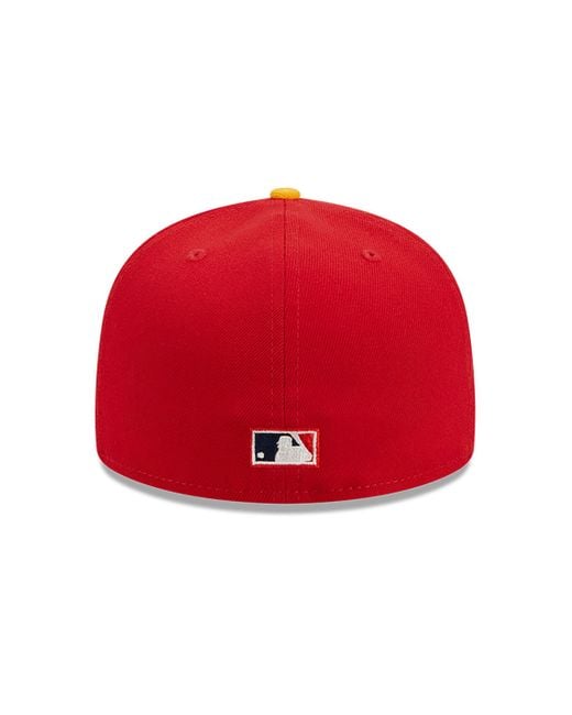 Men's St. Louis Cardinals New Era Red Blooming 59FIFTY Fitted Hat