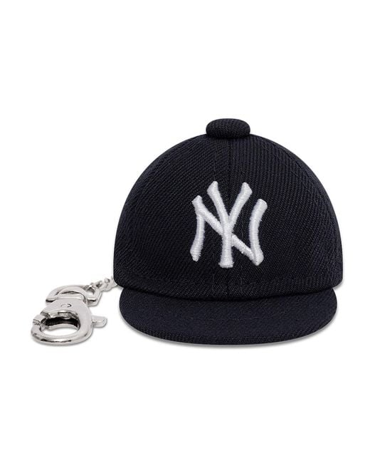 KTZ Blue New York Yankees Mlb Mini Cap Navy Key Chain for men