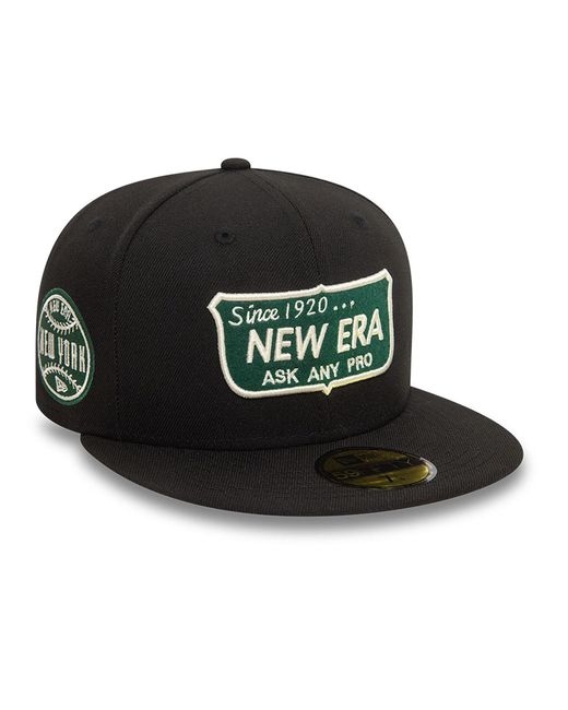 KTZ Black New Era Shield 59fifty Fitted Cap for men