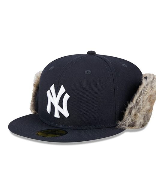 KTZ Blue New York Yankees Mlb World Series Navy 59fifty Fitted Downflap Cap for men