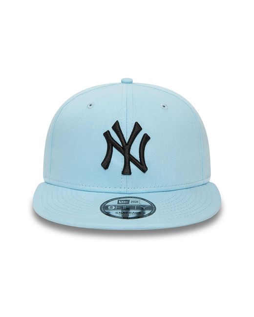 KTZ Blue New York Yankees League Essential Pastel 9fifty Snapback Cap for men
