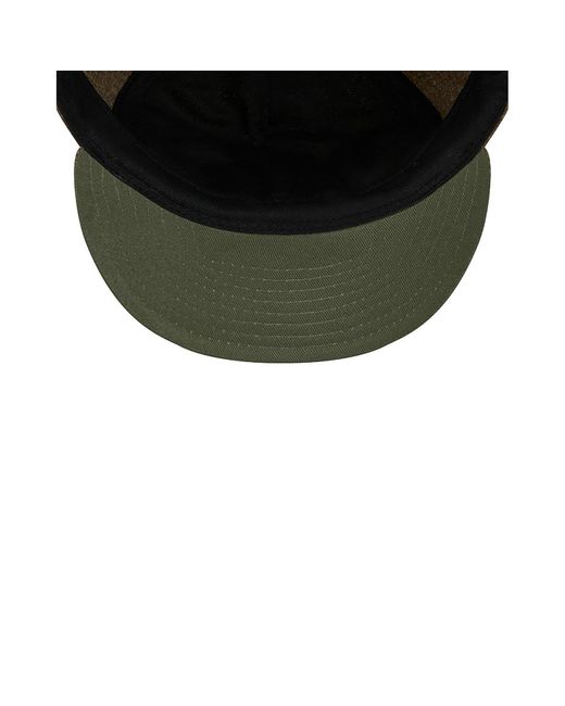 KTZ Green New Era Harris Tweed Retro Crown 9fifty Snapback Cap for men
