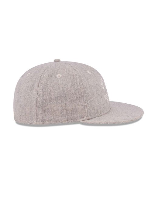 KTZ Gray New Era 59fifty Day Retro Crown 59fifty Fitted Cap for men