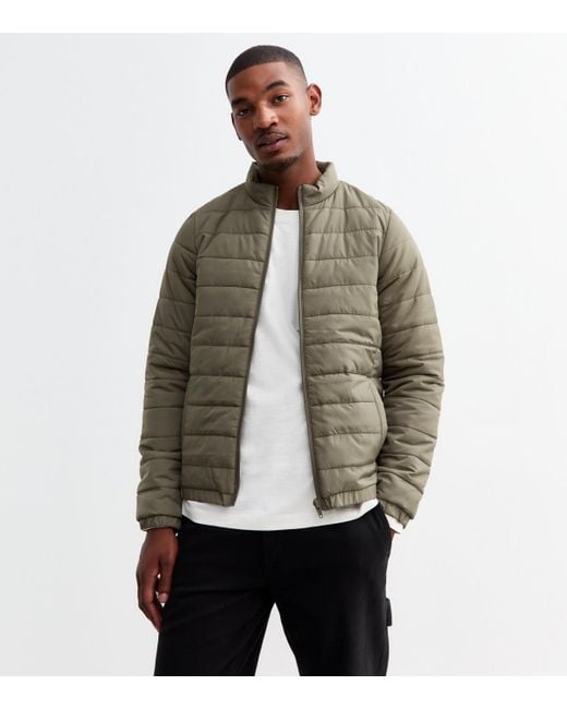 New Look Natural Puffer Jacket for men