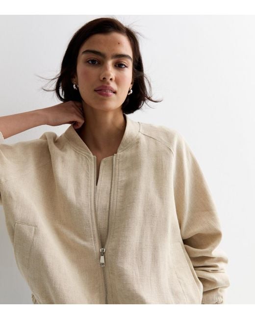 New Look Brown Bomber Jacket