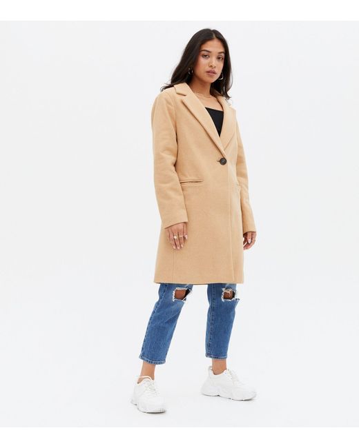camel formal coat