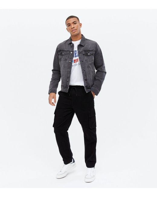 grey wash denim jacket