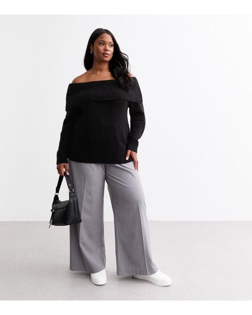 Plus size bardot jumper 2025