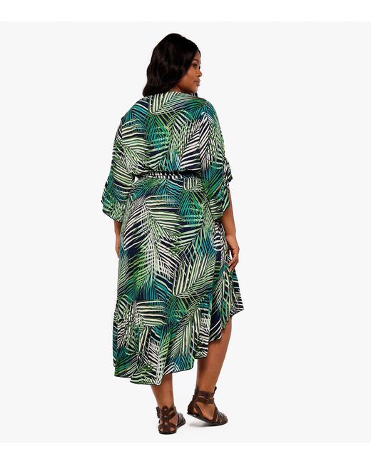 New Look Midi Wrap Dress In Rust Cheap 
