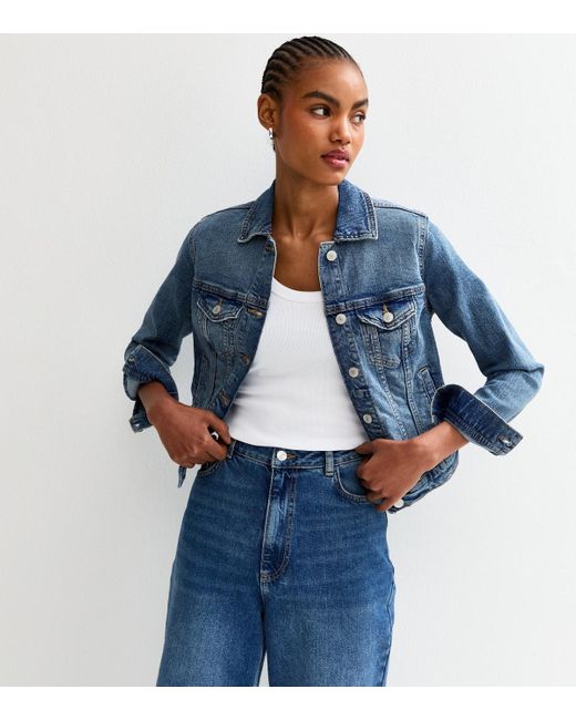 New Look Blue Tall Denim Jacket