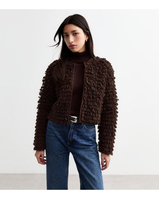 Looped cardigan discount