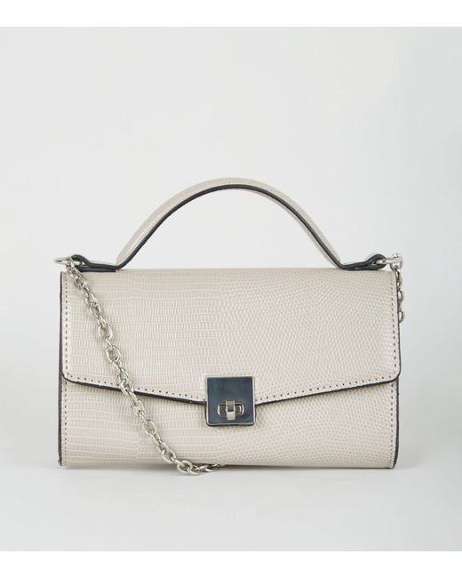 new look croc bag