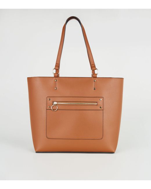 new look tan bag