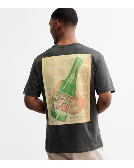 Only & Sons Green 7Up Print Short Sleeve T-Shirt New Look for men