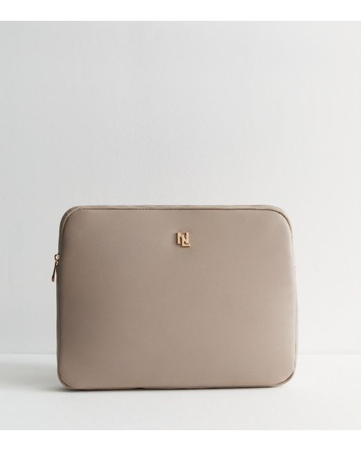 New Look Gray Padded Laptop Case School
