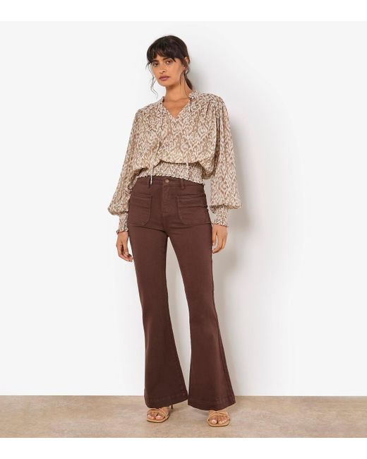 Apricot White Flared Jeans New Look