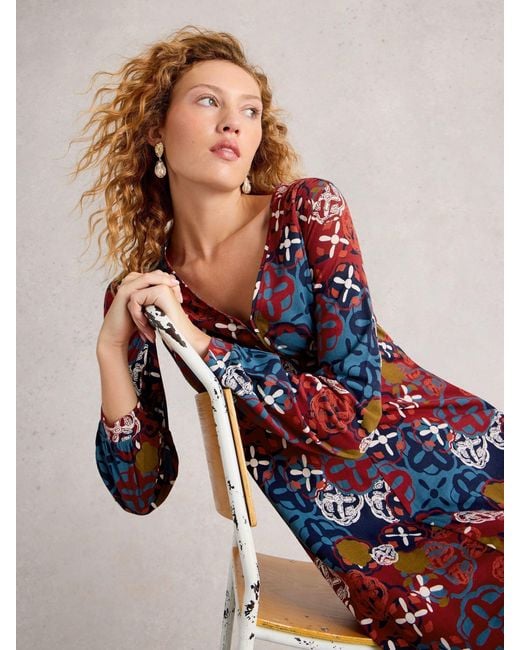 White Stuff Red Megan Jersey Dress