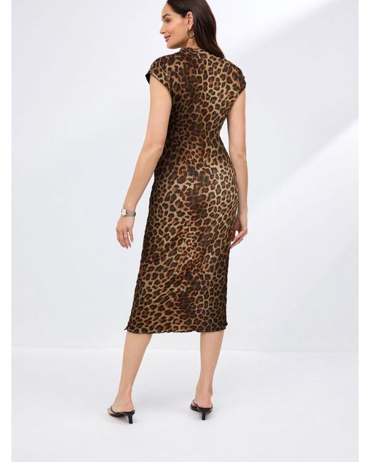 Next Multicolor Umstandsmode Kurzärmeliges, Strukturiertes Säulenkleid