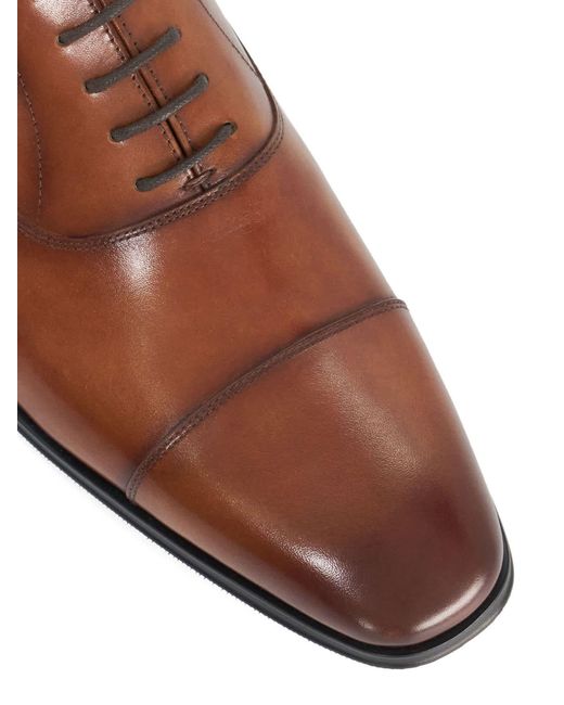 Dune Brown Solver Oxford Shoes for men