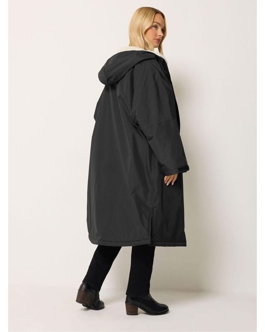 M Com Gray Fleece Lined Coat
