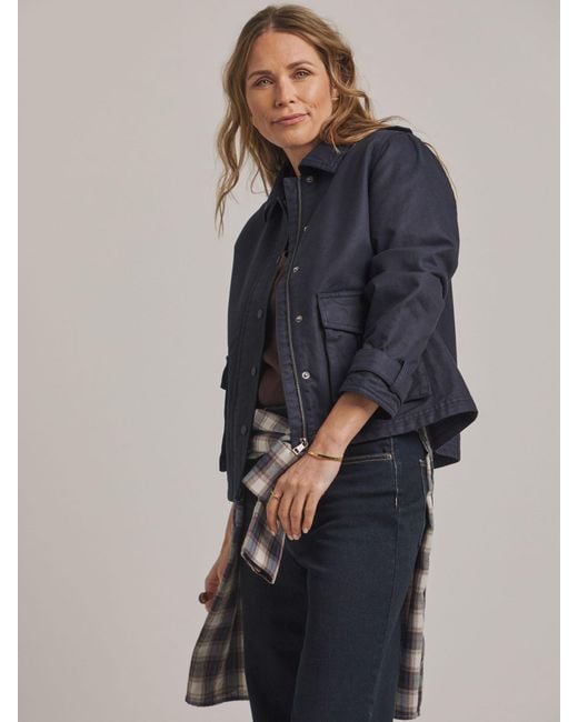 JD Williams Blue Anthology Utility Trucker Jacket