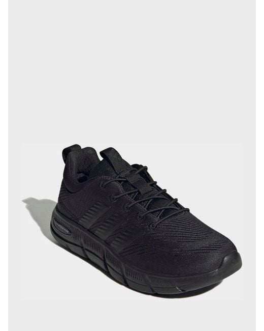 Adidas Blue Cloudfoam Flex Elastic Laces Trainers