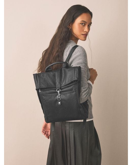 Next Black Slouchy Backpack