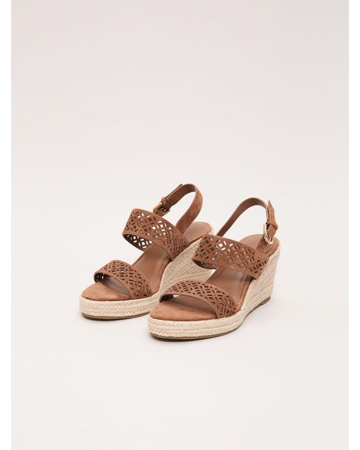 Phase Eight Natural Suede Espadrilles Shoes