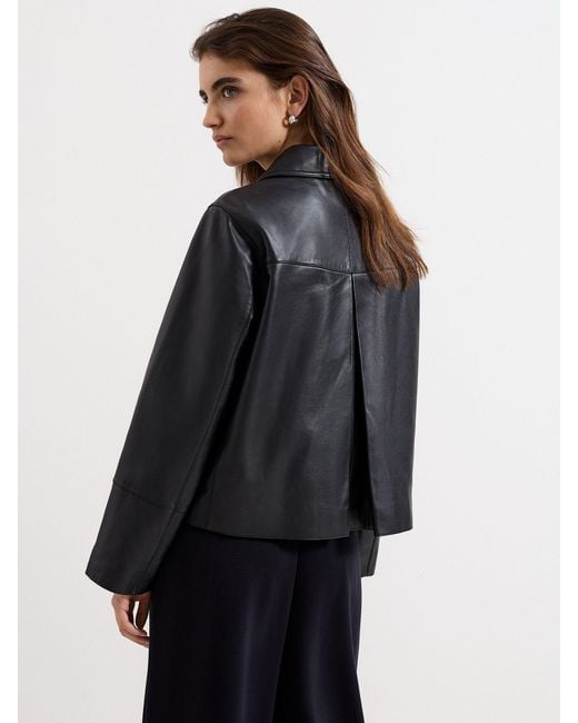 Phase Eight Black Phase Eight Pippa Leather Jacket