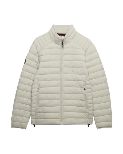 Superdry White Fuji Lite Padded Jacket for men